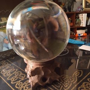 Large crystal ball, 150mm
